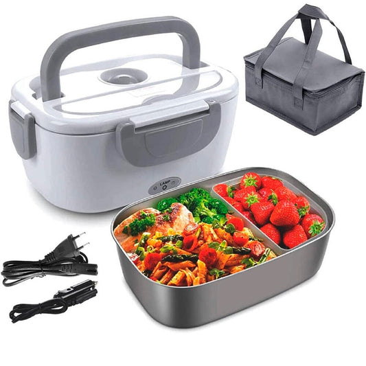Marmita Térmica Elétrica 2 em 1 com Recipiente de Aço