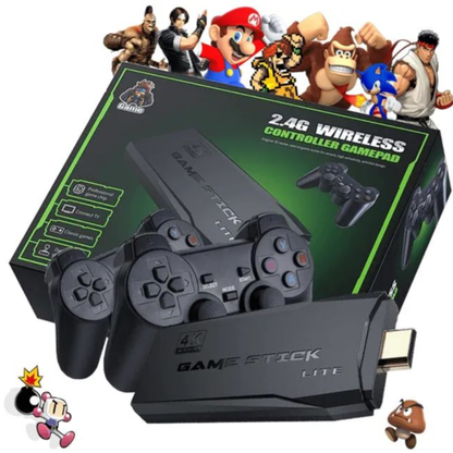 Consola de Jogos Retro HDMI 4k- C/2 Comandos Incluídos