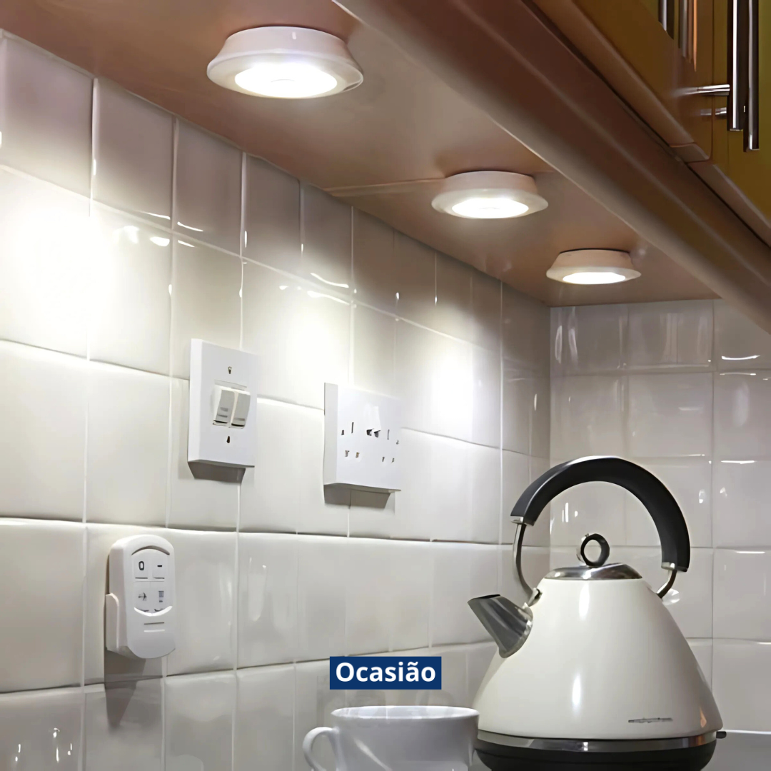 Conjunto de Lâmpadas Sem Fio– Iluminação sem Eletricidade!