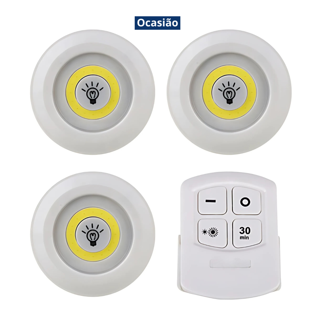 Conjunto de Lâmpadas Sem Fio– Iluminação sem Eletricidade!