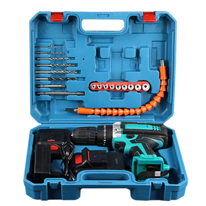 Berbequim sem fios + 2 Baterias 48V e Acessórios