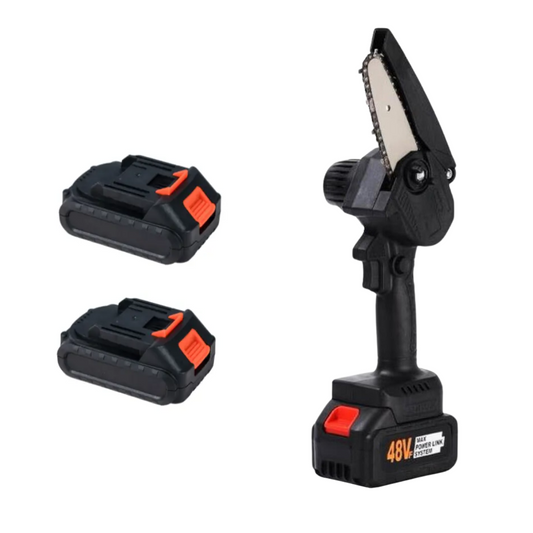 Mini Motosserra Elétrica + 2 Baterias 48V